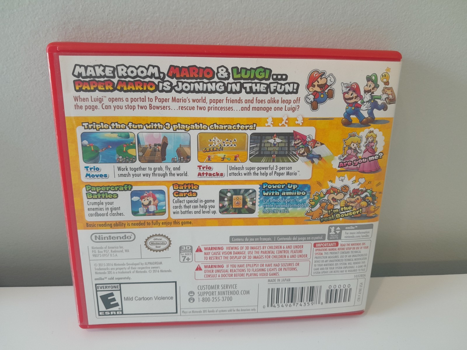 Nintendo DS & 3DS Case Only Lot Of 8: Mario Luigi Yoshi *No Games
