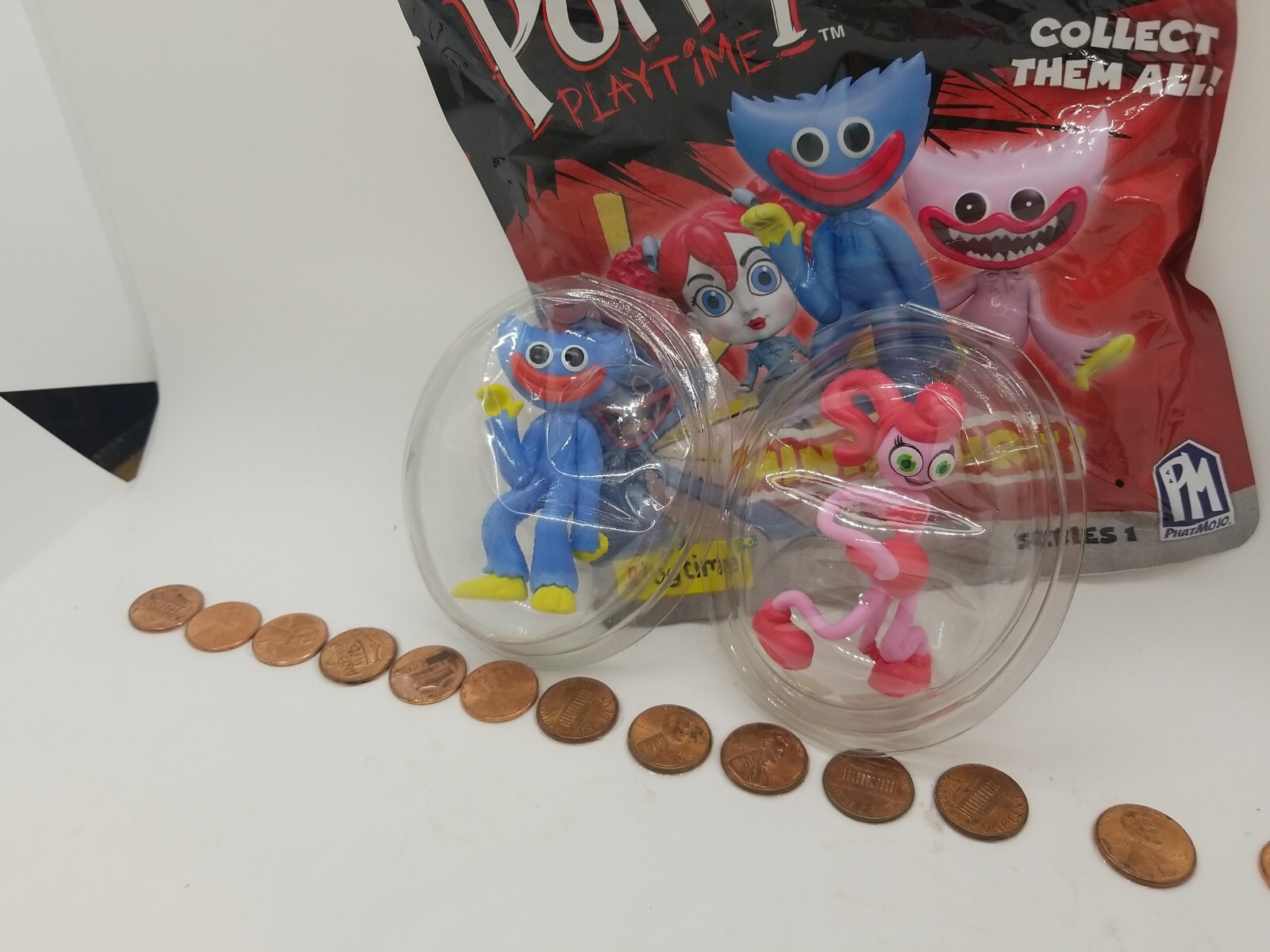 Mommy LongLegs & Huggy Wuggy WAVING (2) Poppy Playtime Minifigs 2.5″ TOY LOT