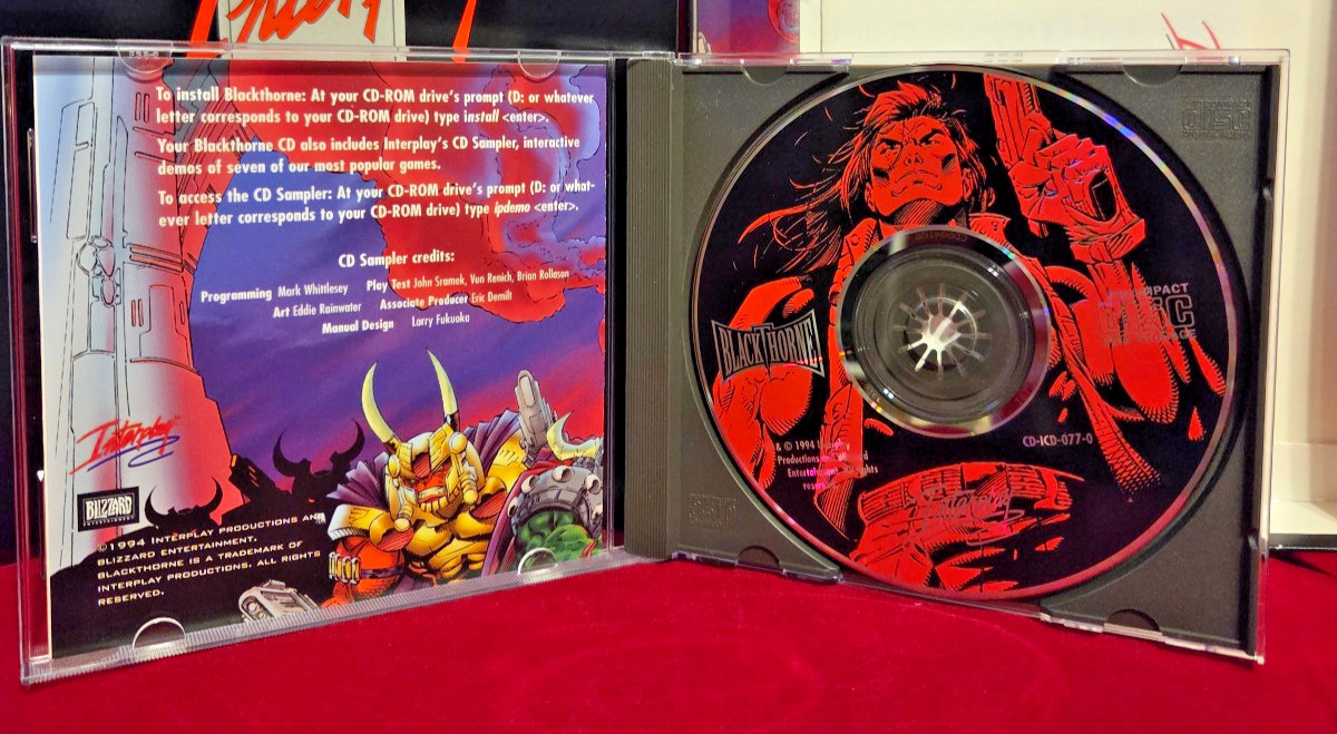 Blackthorne (PC, 1995) CIB Tandy CD-ROM DOS 3.1 or higher