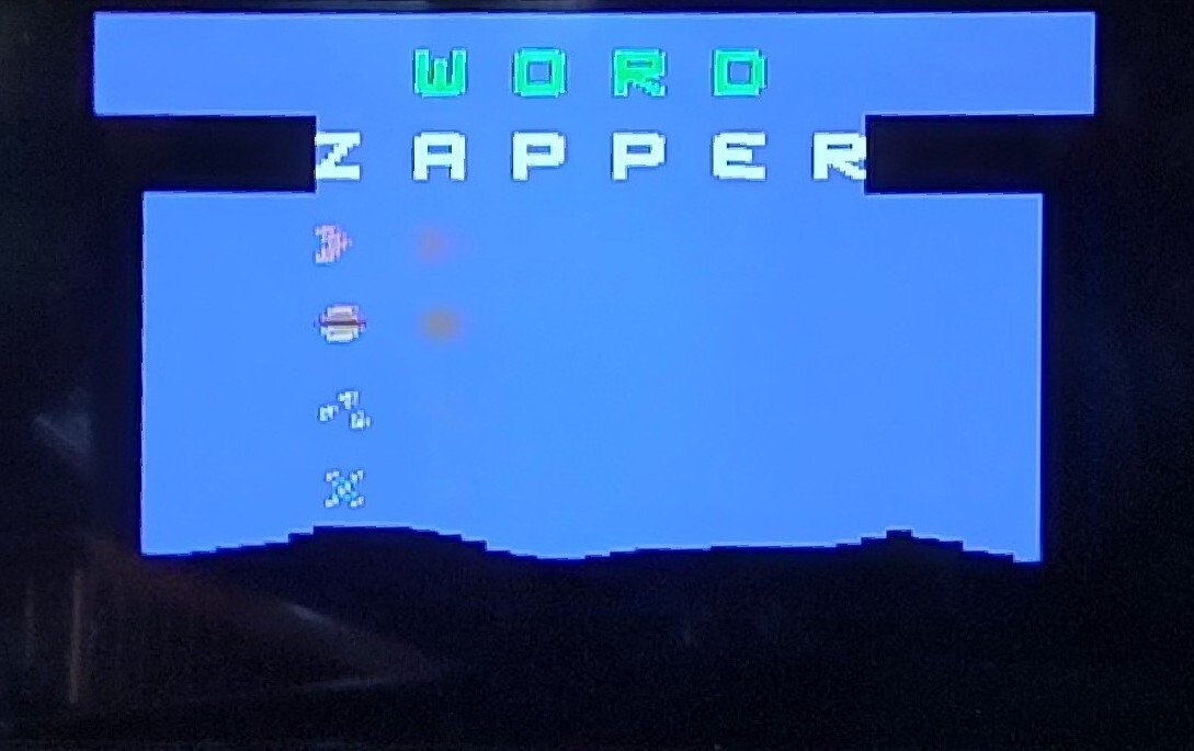 Word Zapper ATARI 2600 Video Game Cartridge Only 1982 By Vidtec Tested (Photos).