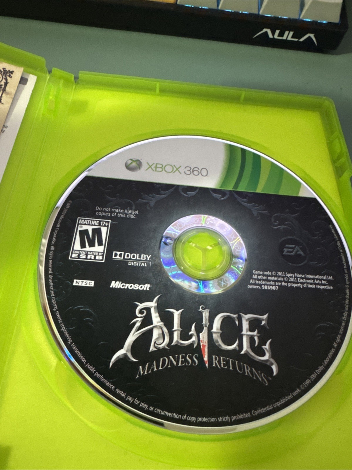 Alice: Madness Returns (Microsoft Xbox 360, 2011)