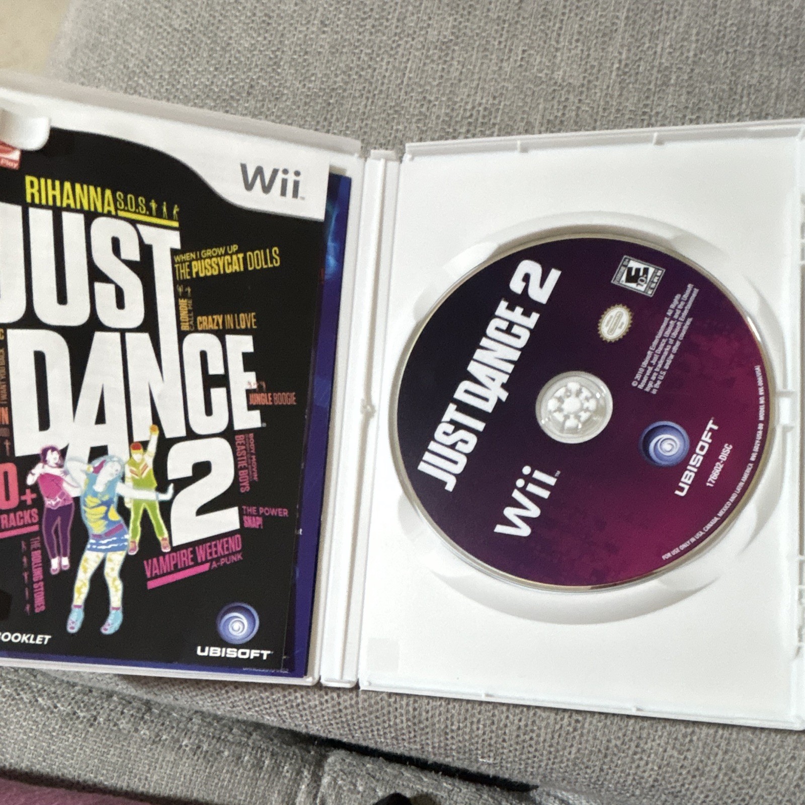 Ubisoft Just Dance 2 Just Dance Series Nintendo Wii Music Dance E10+ 2010 Manual