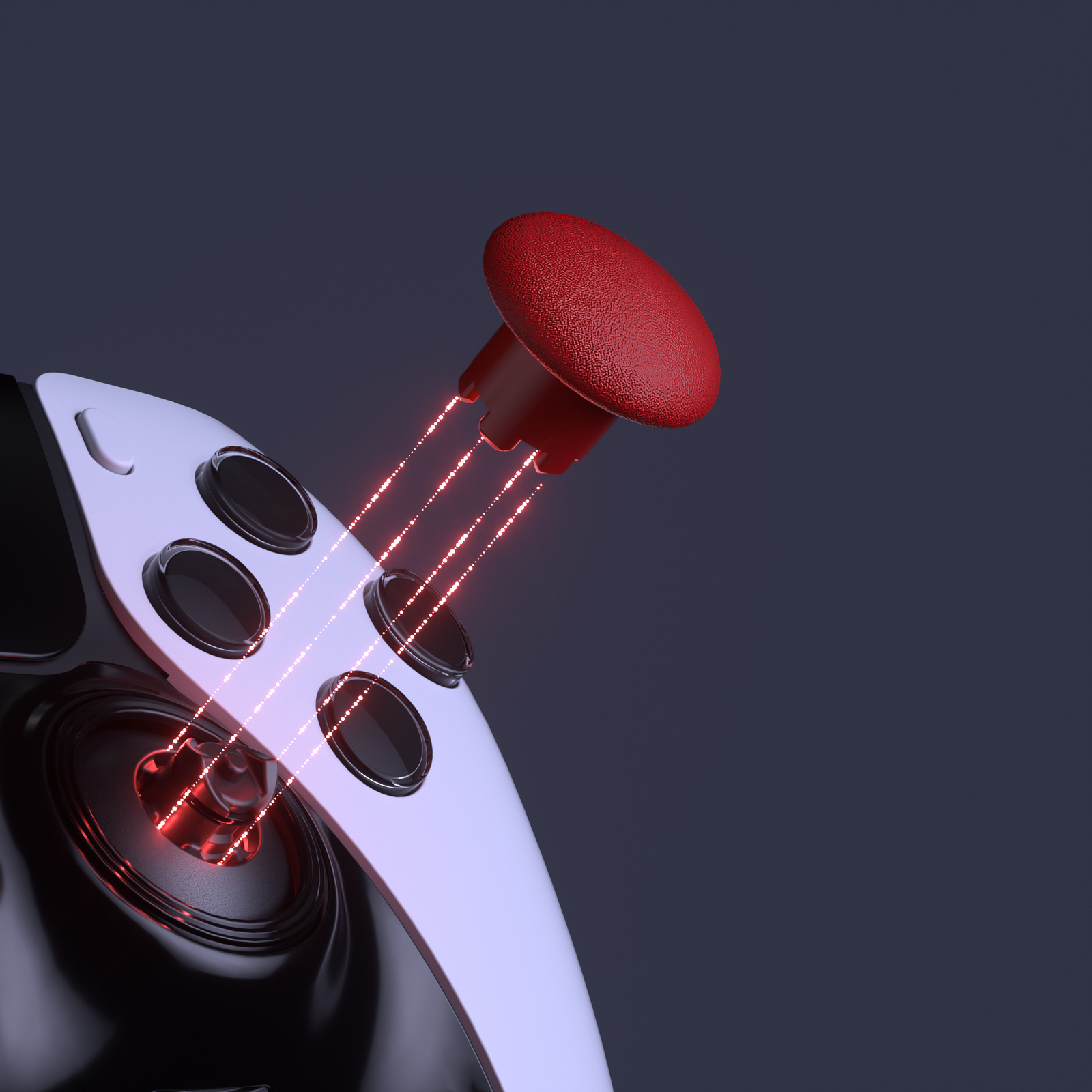 Replacement Swappable Thumbsticks AnalogJoystick Caps for PS5 Edge Controller