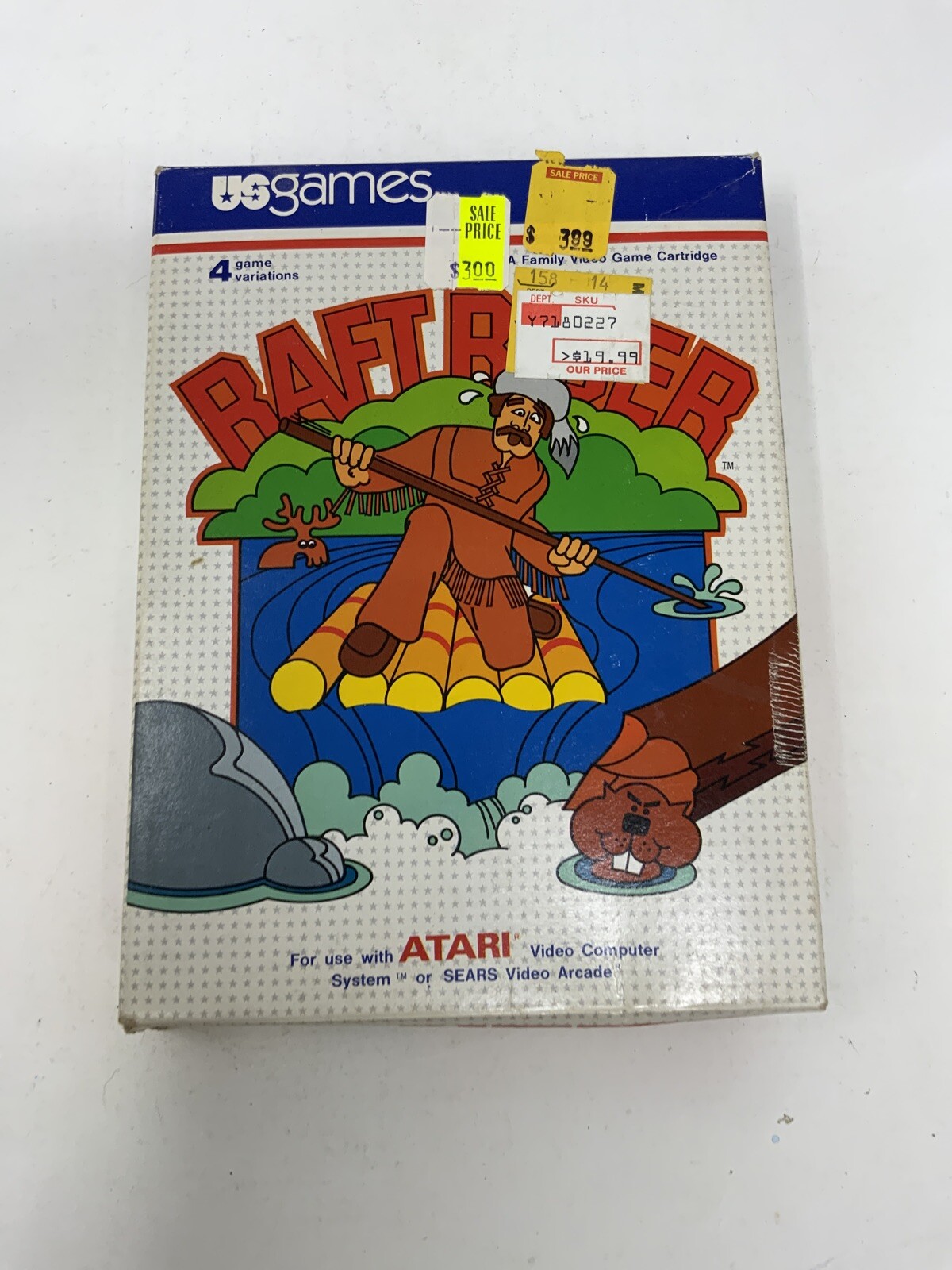 Raft Rider (Atari 2600, 1982) Complete In Box Tested And Working