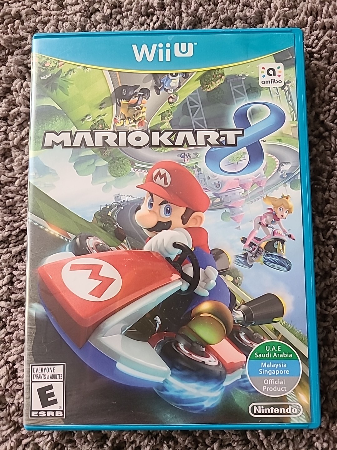 Mario Kart 8 (Wii U) NTSC-M Middle East Singapore UAE Saudi Arabia Region