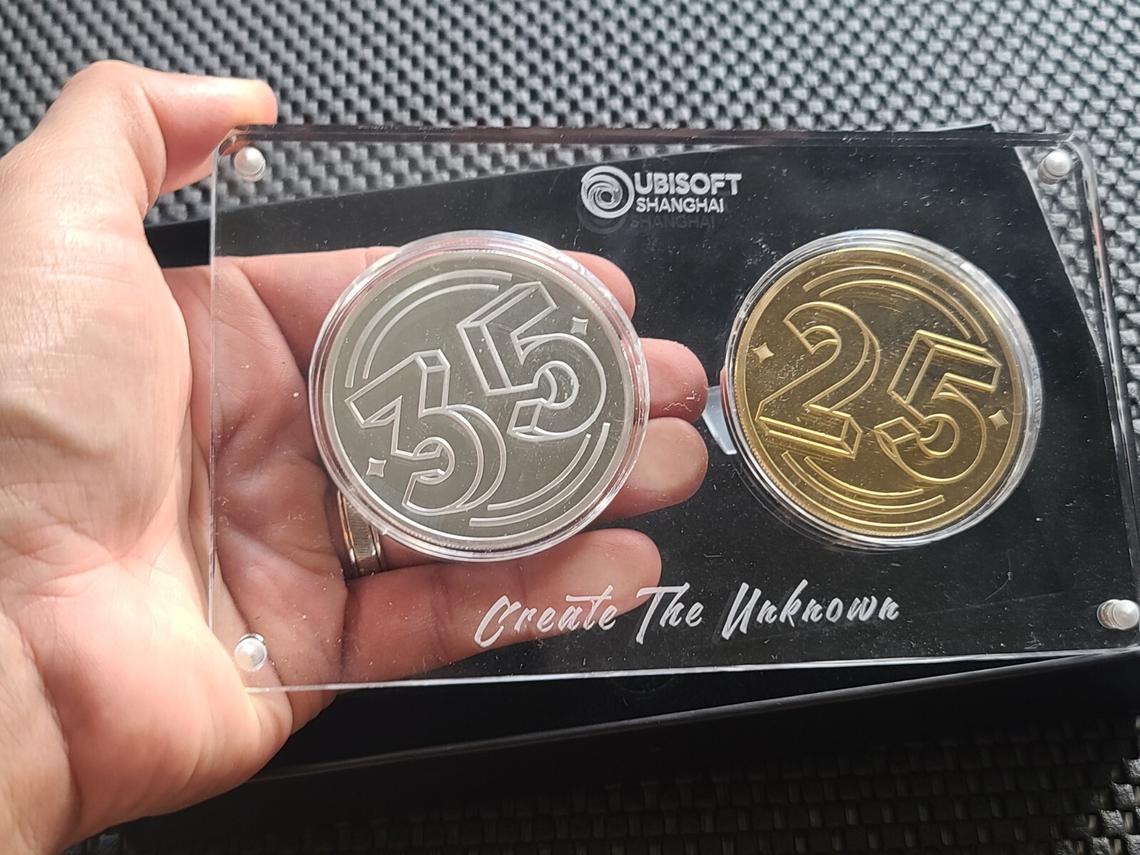 Ubisoft Developer Coin Medal 25th 35th anniversary Shanghai rare promo Xbox PS5