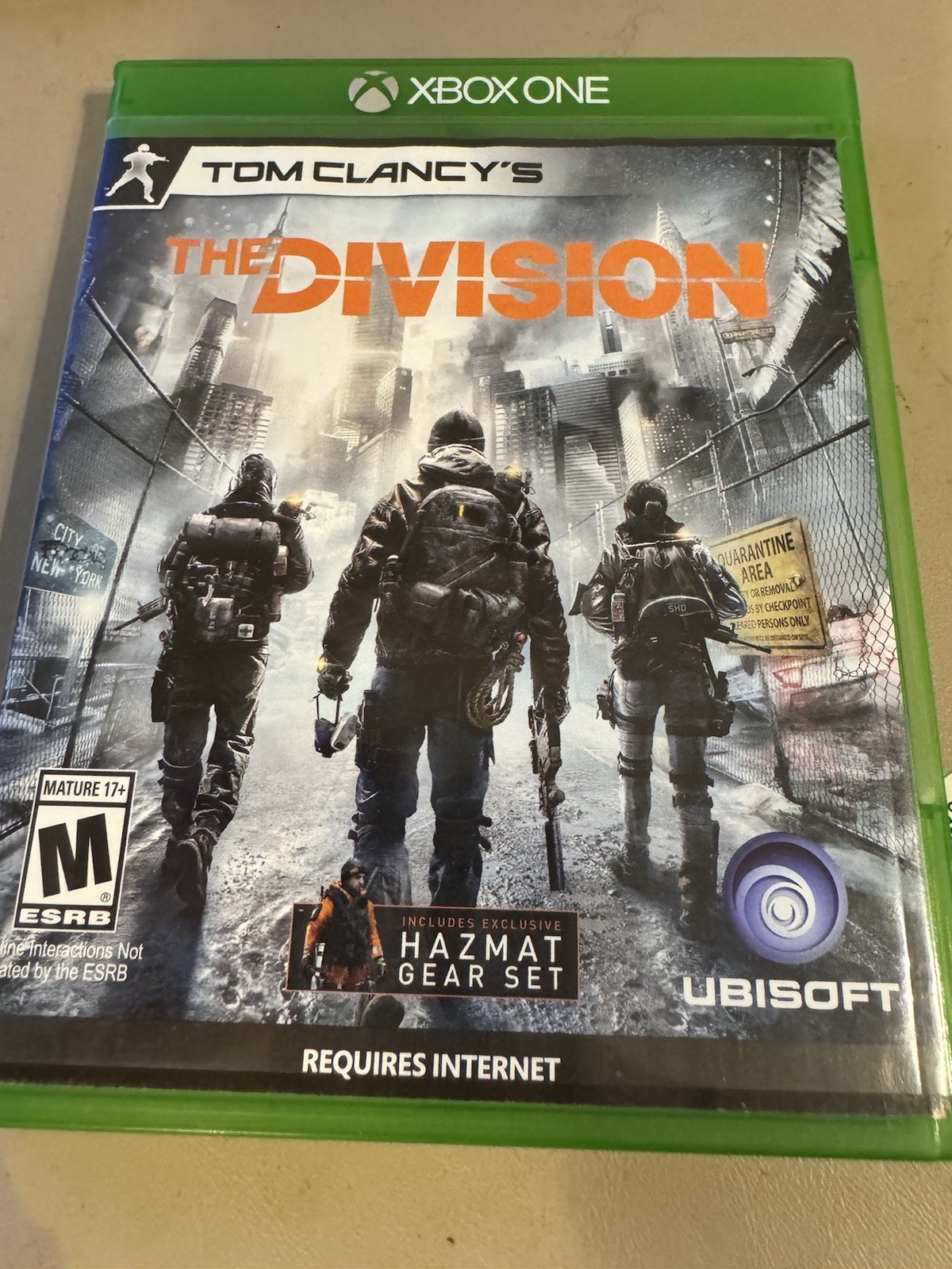 Tom Clancys The Division Microsoft Xbox One 2016 Action Role Playing Video Game