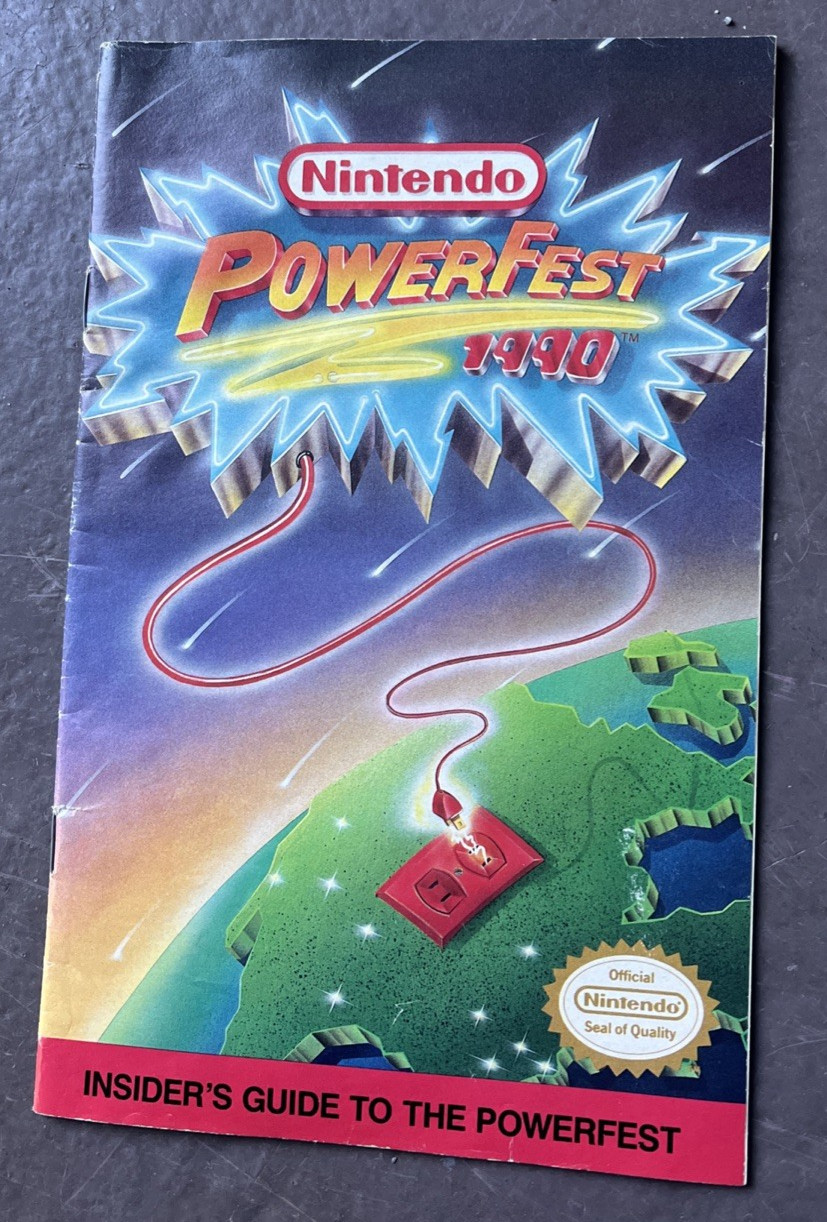 Nintendo 1990 Insider’s Guide To The Powerfest Official EMIC Ltd. NES Magazine