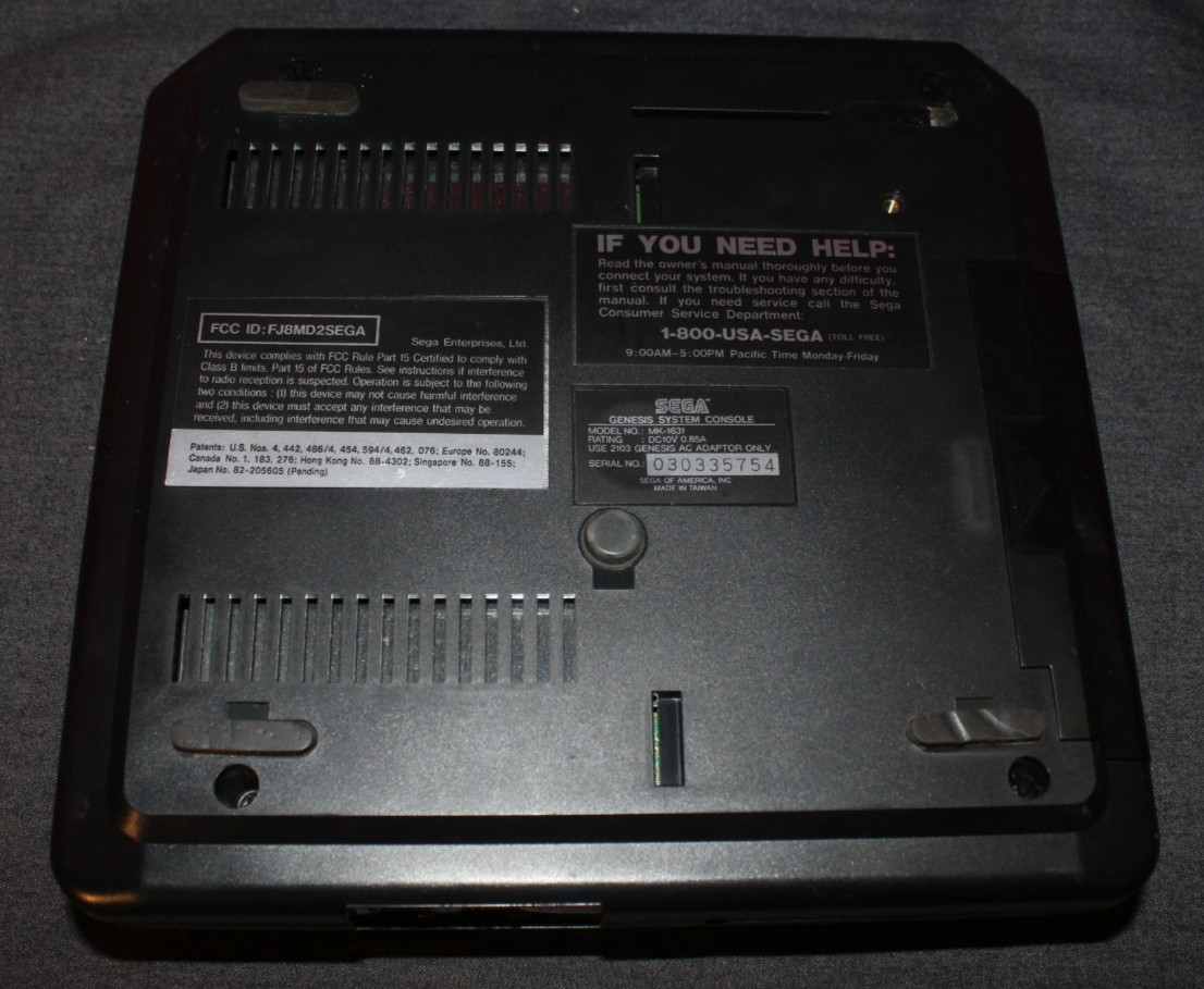 Sega Genesis Model MK-1631 – Console Only