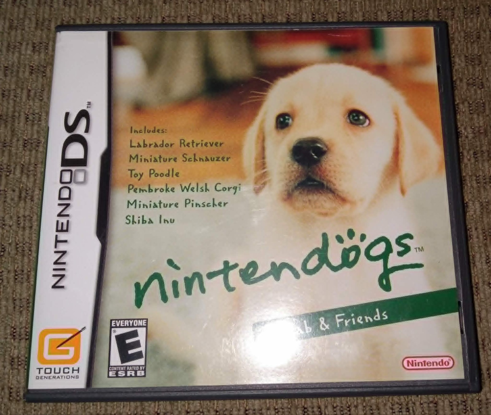 Nintendogs: Lab & Friends (Nintendo DS, 2005) Used, no manual, tested works
