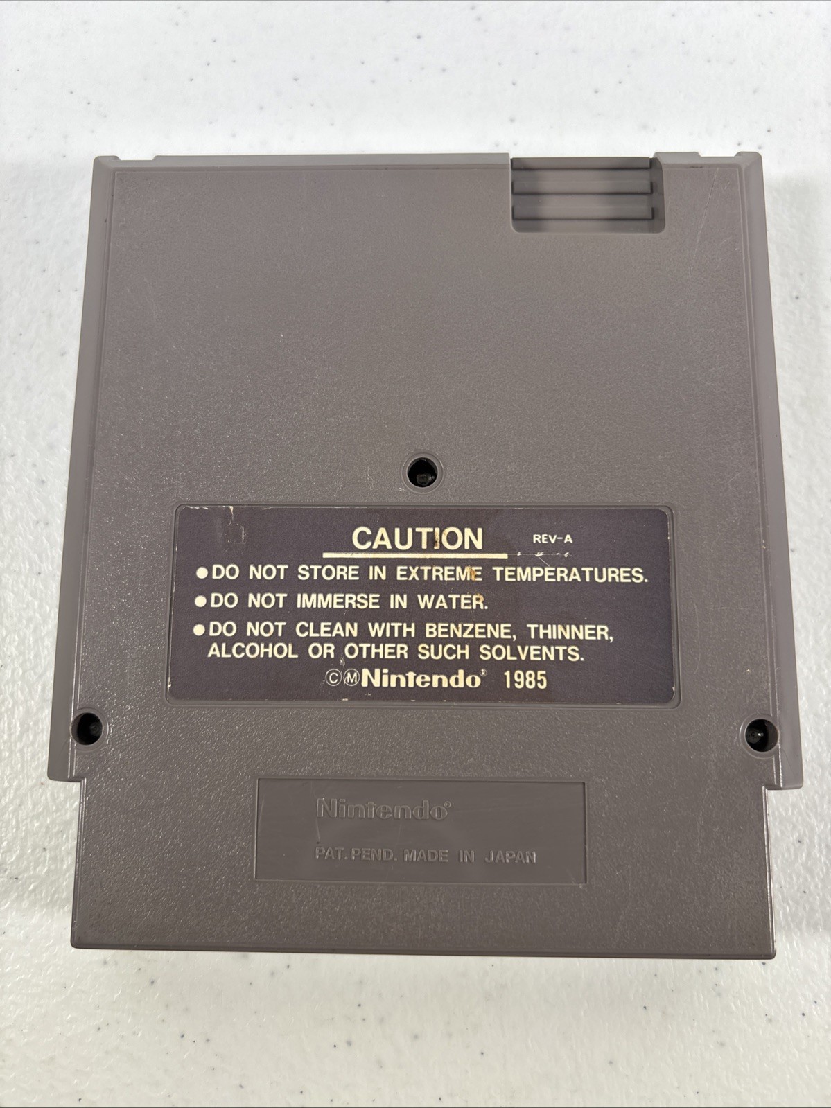 Back to the Future NES Game Clean Tested Authentic