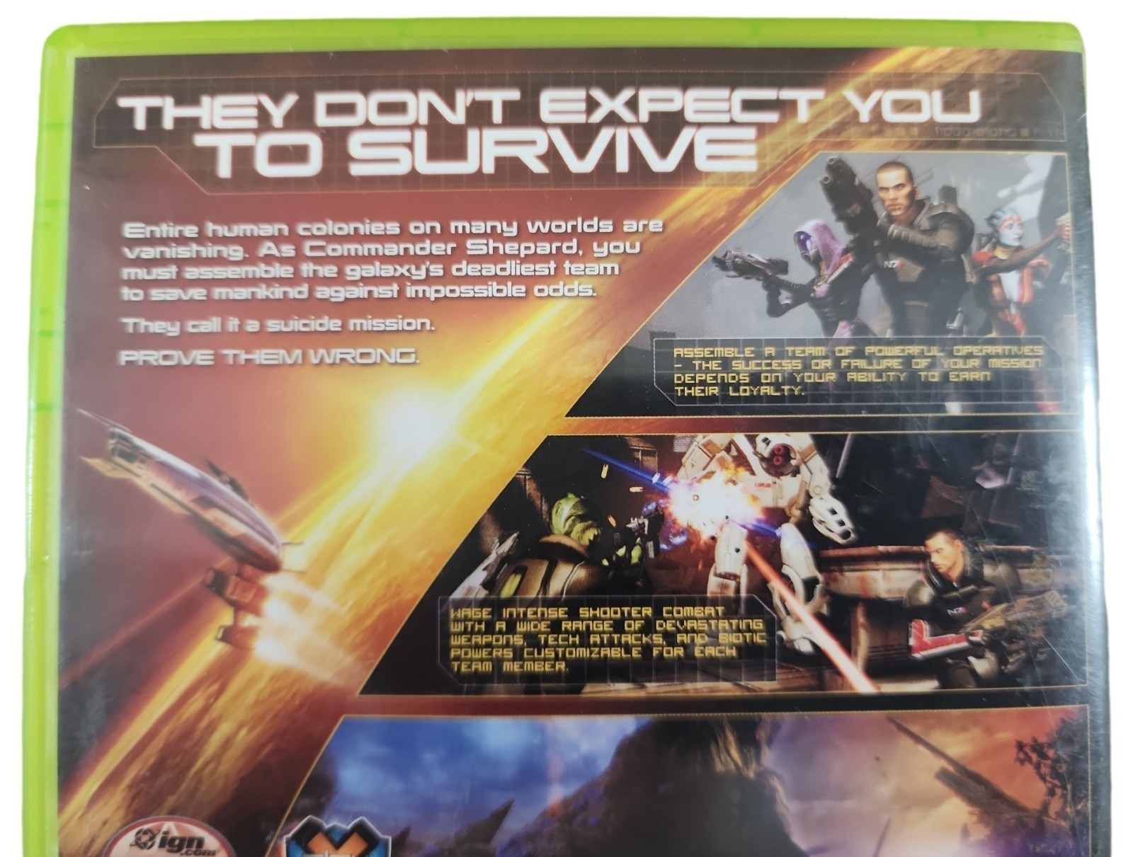EA Mass Effect 2 (Xbox 360, 2010) Adventure Action Role Playing Video Game Set