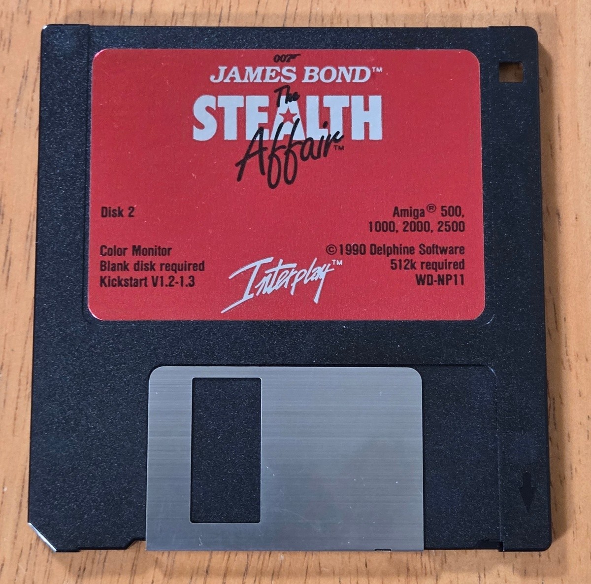 James Bond Stealth Affair Interplay Commodore Amiga Big Box Game Complete CIB