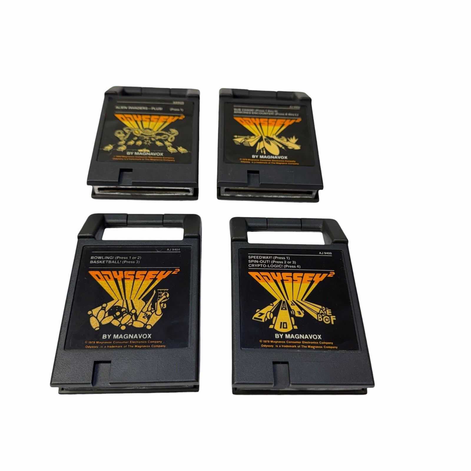 Lot of 10 Magnavox Odyssey 2 Game Cartridge Bundle UNTESTED AS IS 70’s 80’s
