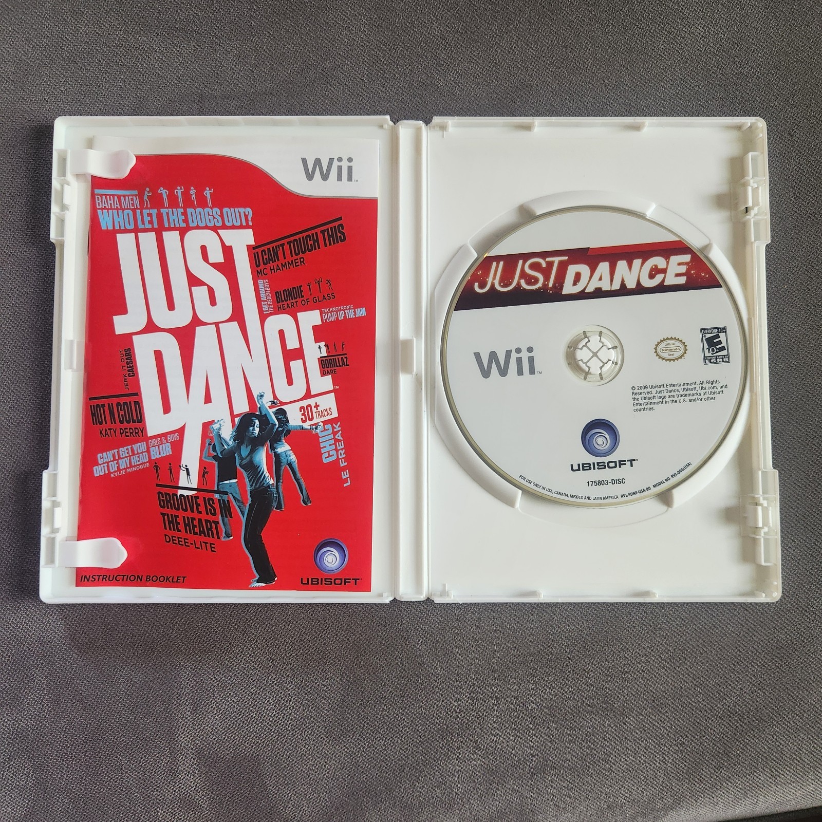 Ubisoft Just Dance Nintendo Wii 2009 NTSC-U/C Manual Included Just Dance Series
