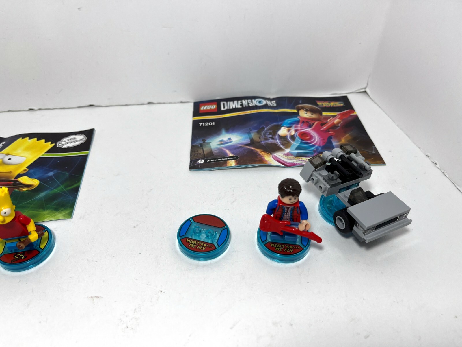 Lego Dimensions tag lot simpsons 71211 back to the future 71201 some glued
