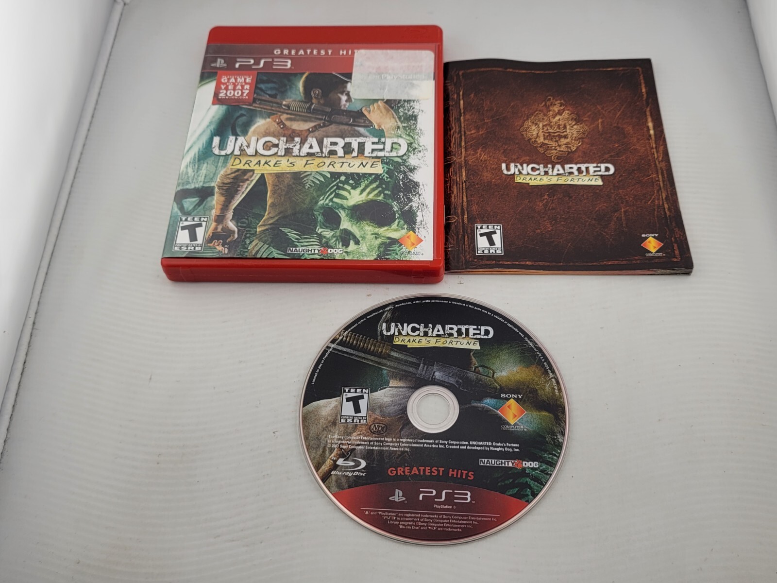 Uncharted: Drake’s Fortune Greatest Hits Playstation 3 PS3 Complete Great Shape