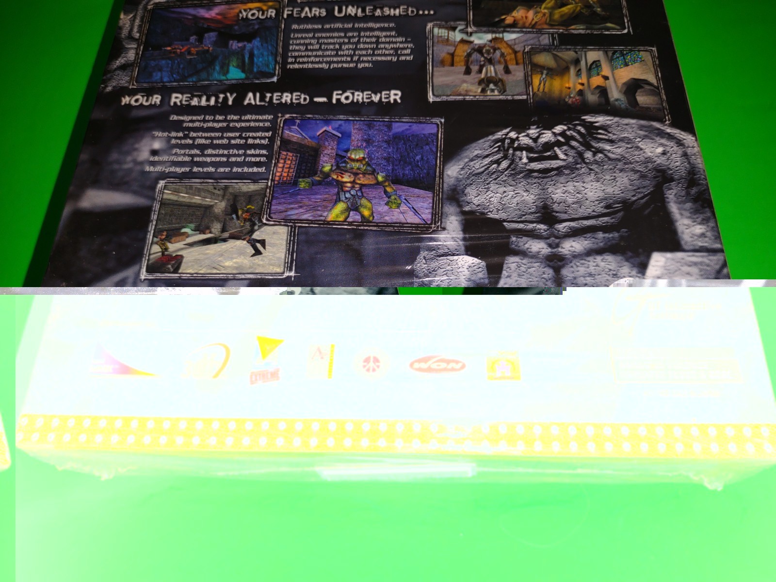 Big Box Unreal Tournament PC CD ROM Game by GT Interactive Non-Shadow Box