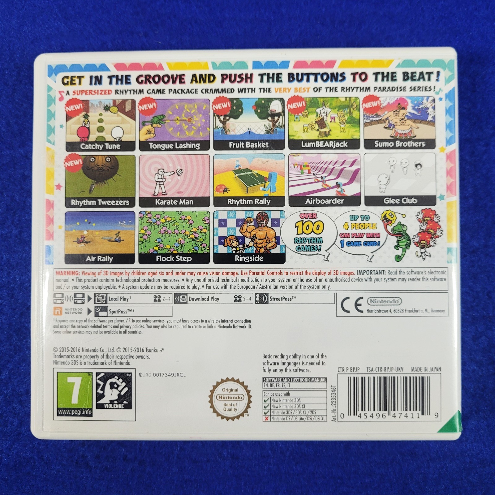 3DS RHYTHM PARADISE MEGAMIX Game 2DS 3DS Nintendo PAL UK EXCLUSIVE RELEASE