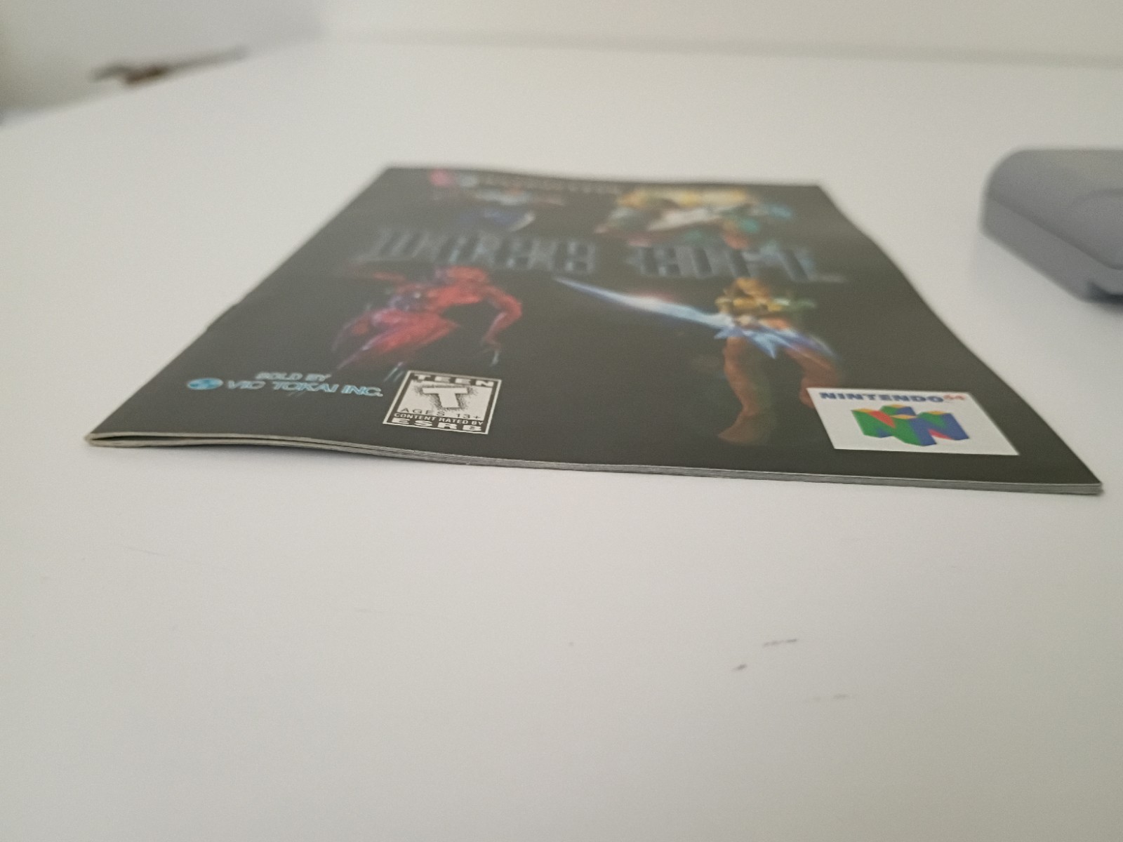 Dark Rift & War Gods N64 Nintendo 64, 1996 Authentic Game Cartridge & Manual Lot