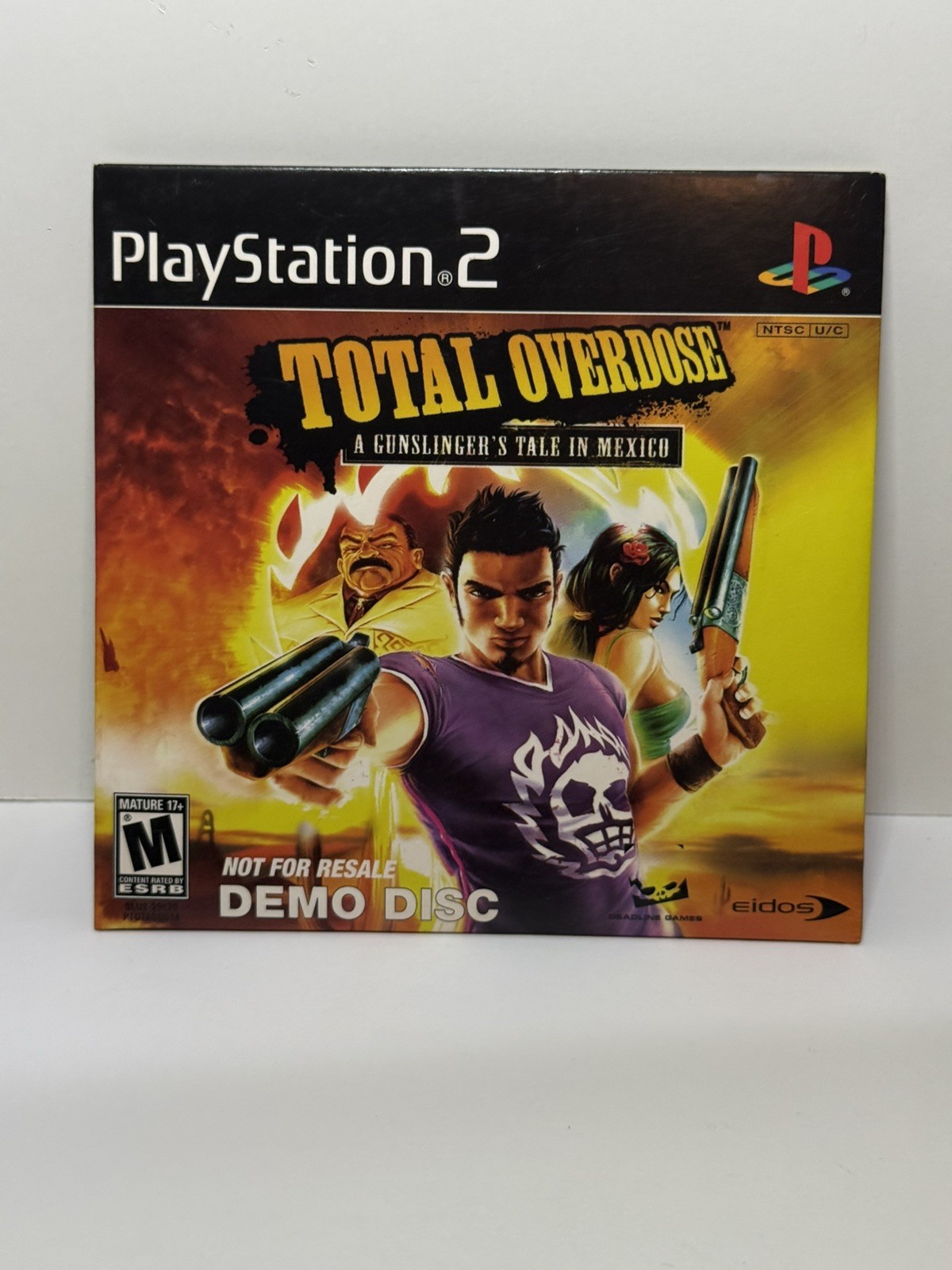 Total Overdose: A Gunslinger’s Tale In Mexico (PlayStation PS2) Demo Disc Open
