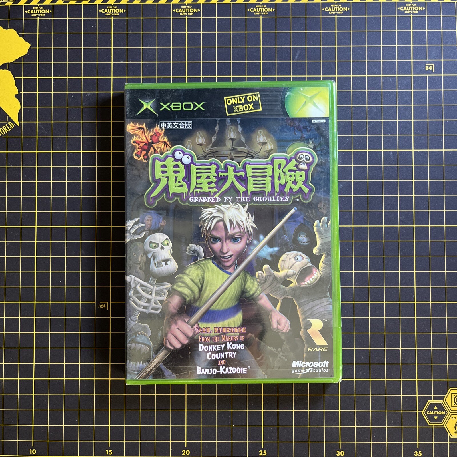 Grabbed By The Ghoulies Xbox OG Original Asia English Chinese Brand New Sealed