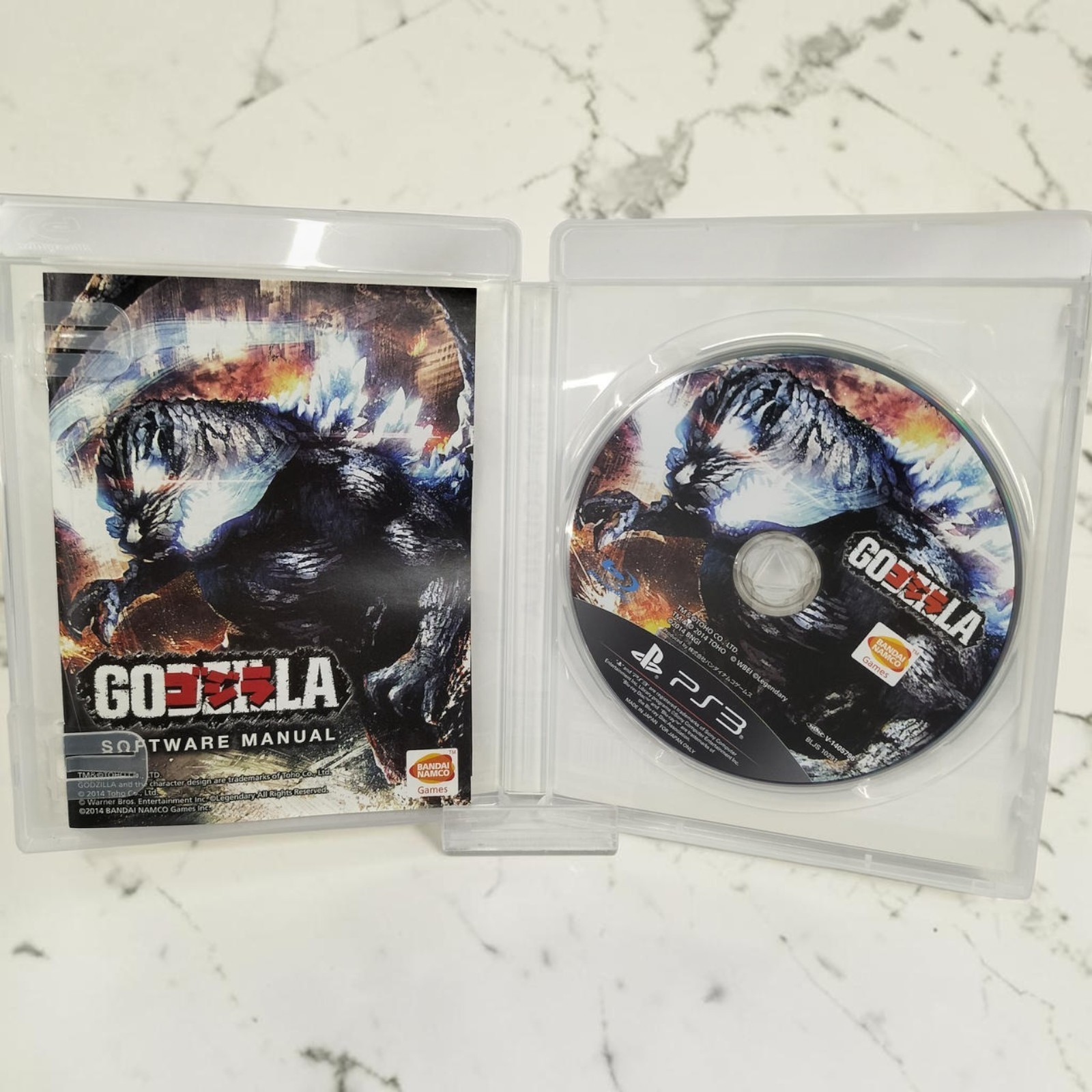 Godzilla PS3 PlayStation 3 Game Bandai Namco Tested Working Used Japan