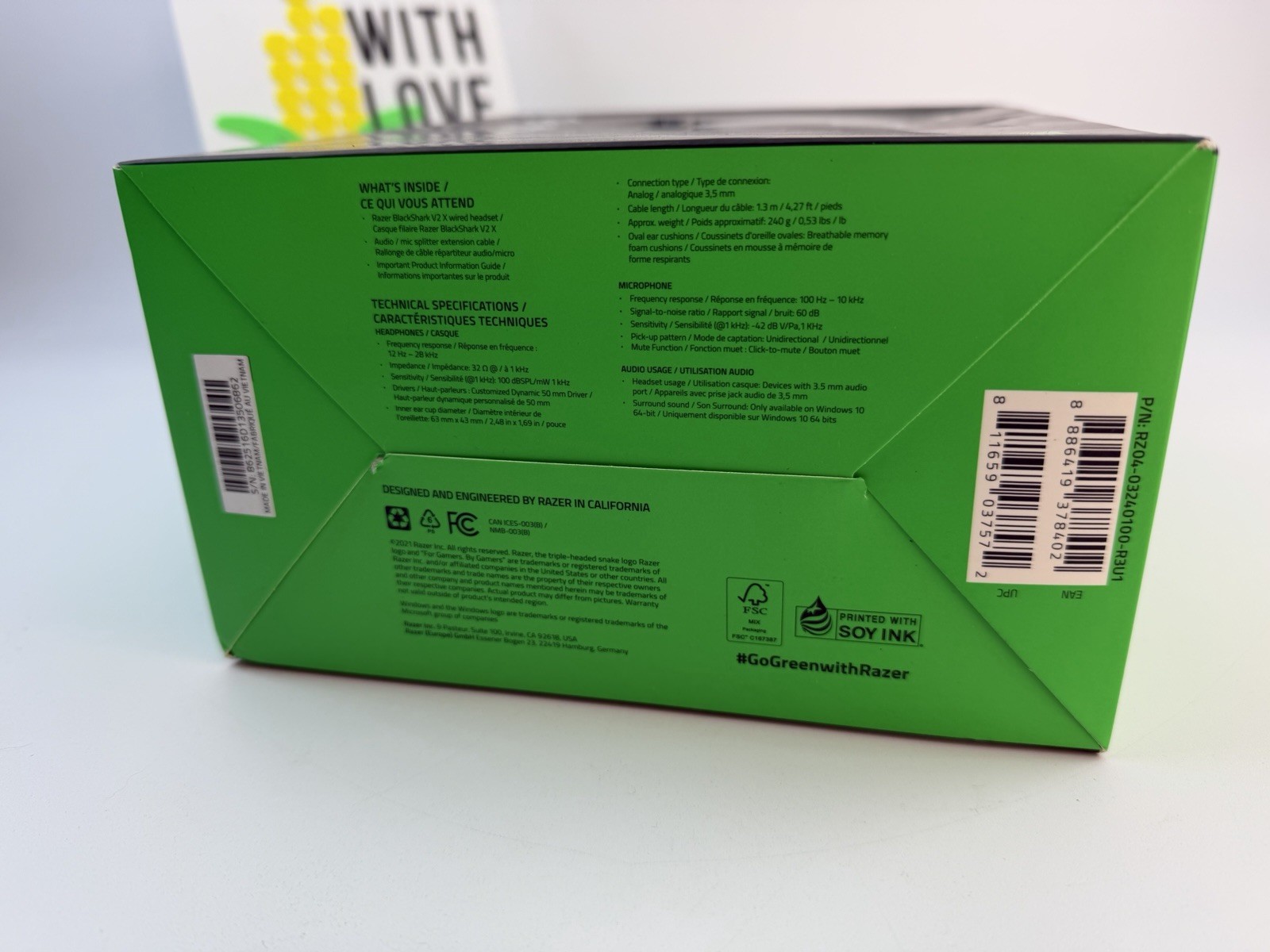 New! Razer BlackShark V2 Multi-Platform Wired Headset