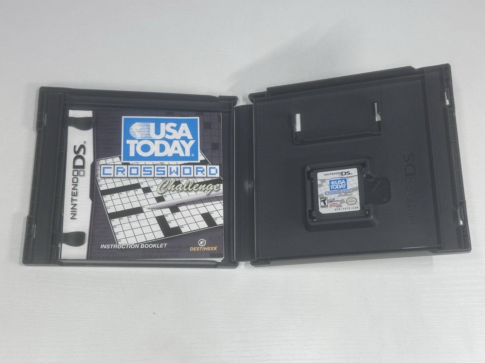 Nintendo DS USA Today Crossword Challenge Complete Tested