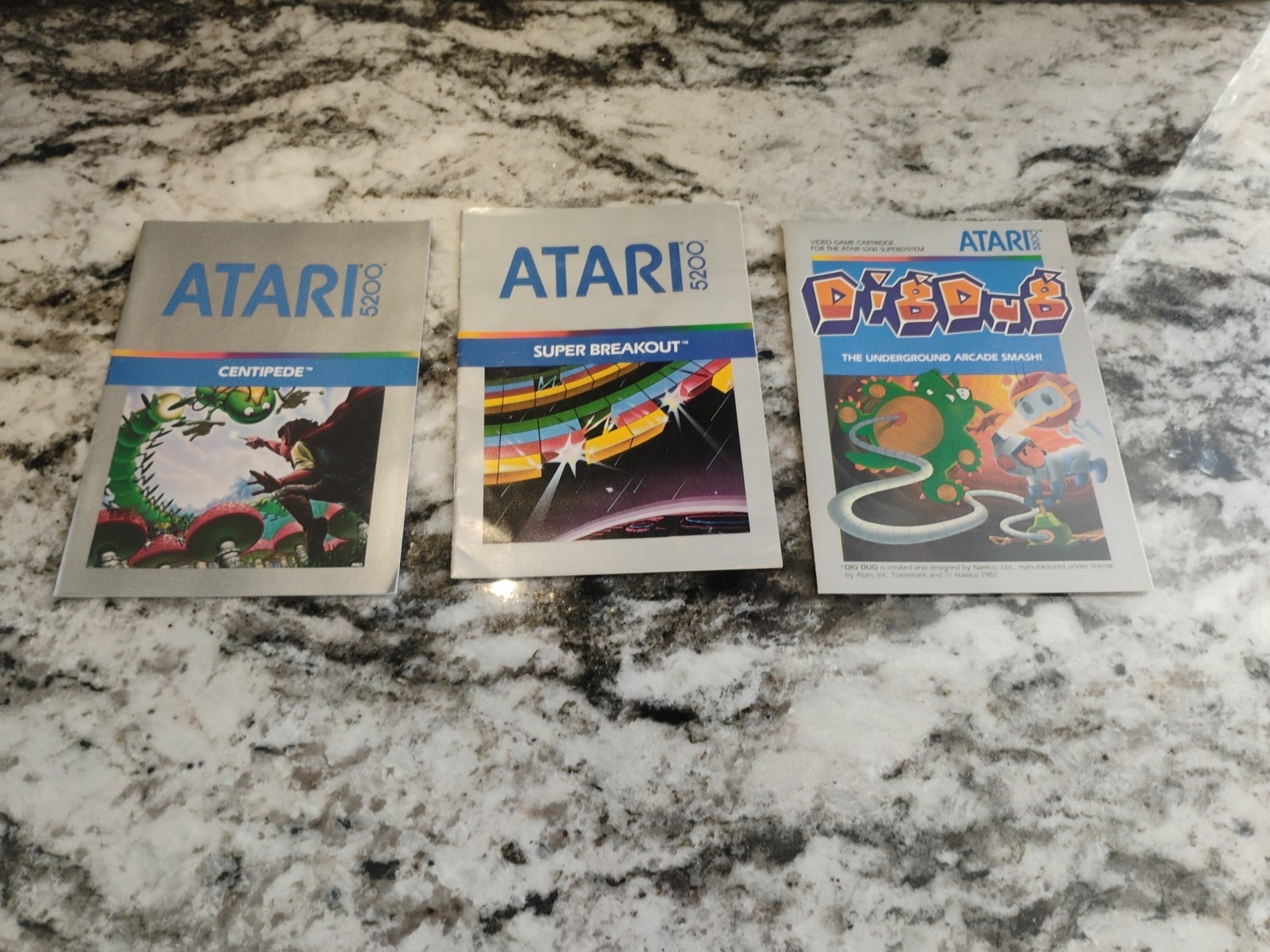 Atari 5200 Games Lot Of 9 – Tested And Working – With Manuals