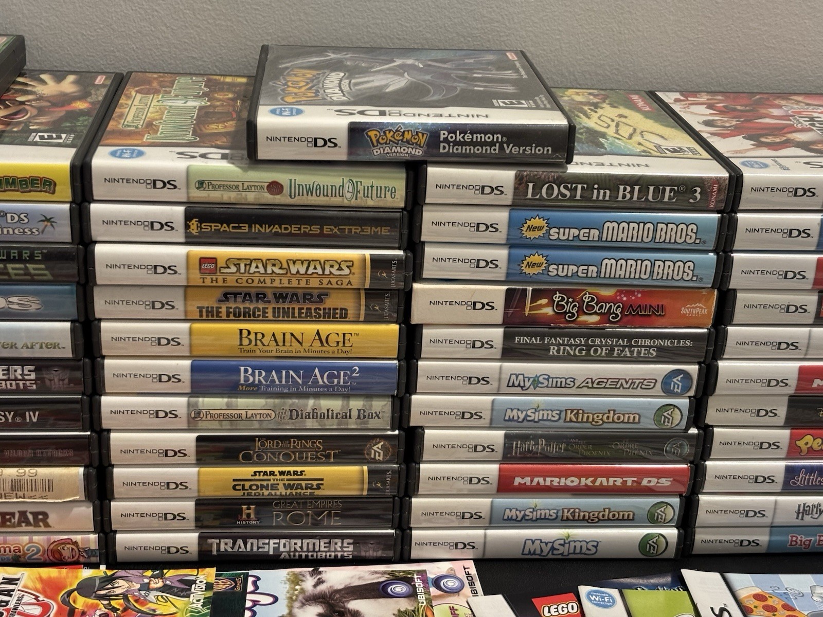 Massive Lot 100s of Nintendo DS & 3DS Cases Manuals Inserts & Cover Art Pokemon