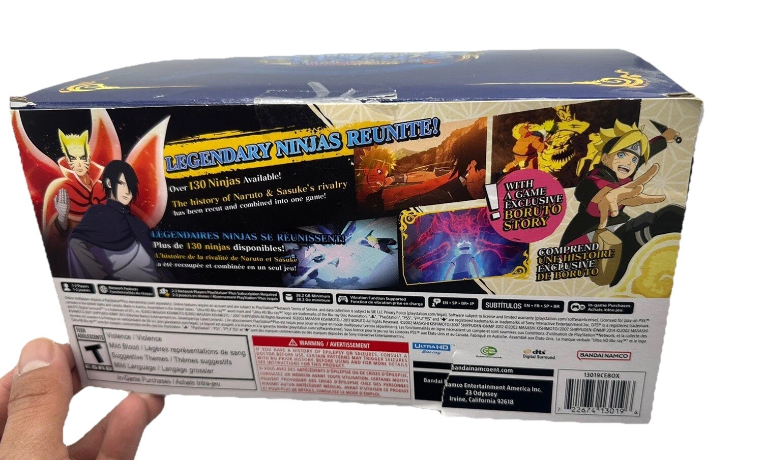 Naruto X Boruto Ultimate Ninja Storm Connections Collector’s Figures Only Sasuke