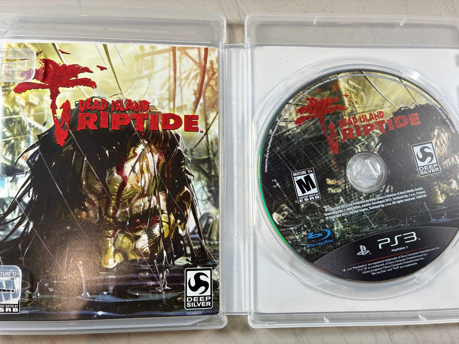 CIB PS3 Dead Island Riptide Special Edition Video Game w/ Manual 2013