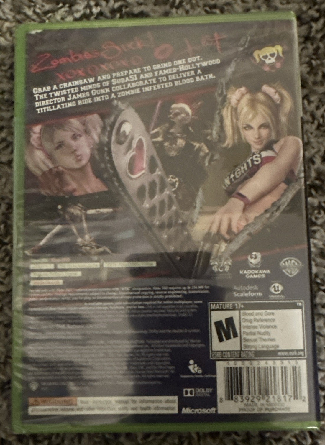 Lollipop Chainsaw (WB Games, Microsoft Xbox 360, 2012) – NEW, SEALED Brand New
