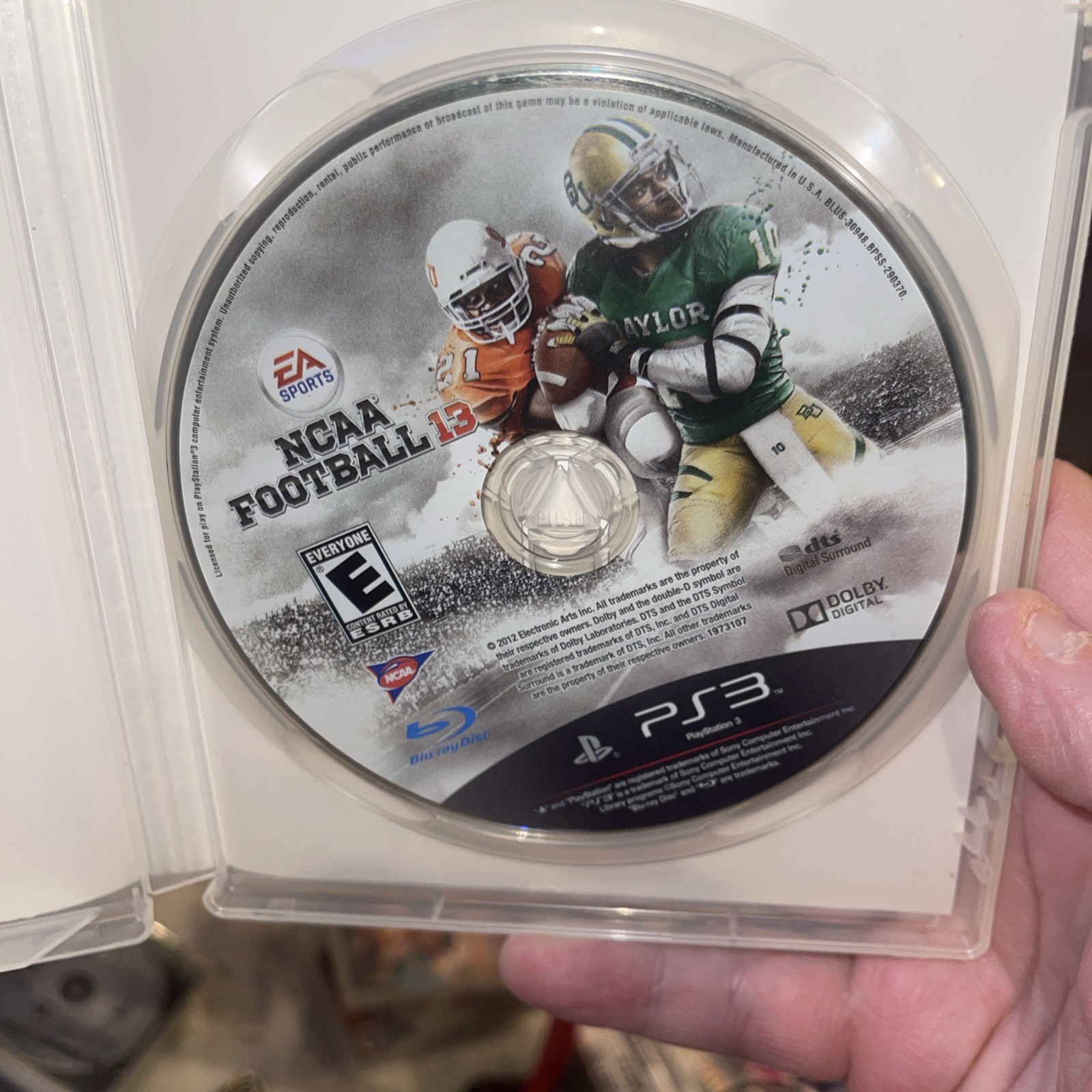 NCAA Football 13 – Sony PlayStation 3 – EA Sports No Manual PS3 Reflective Cover