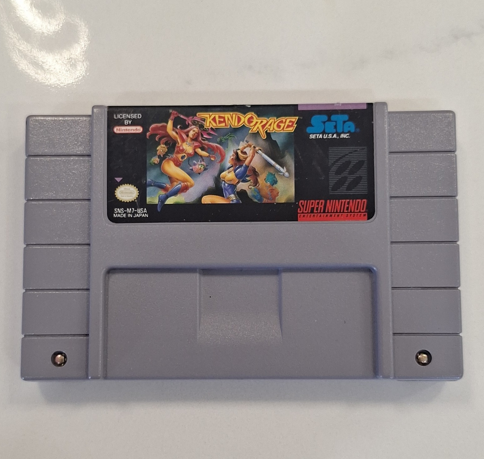 Kendo Rage Super Nintendo SNES NTSC-U/C (US/Canada) SETA U.S.A.