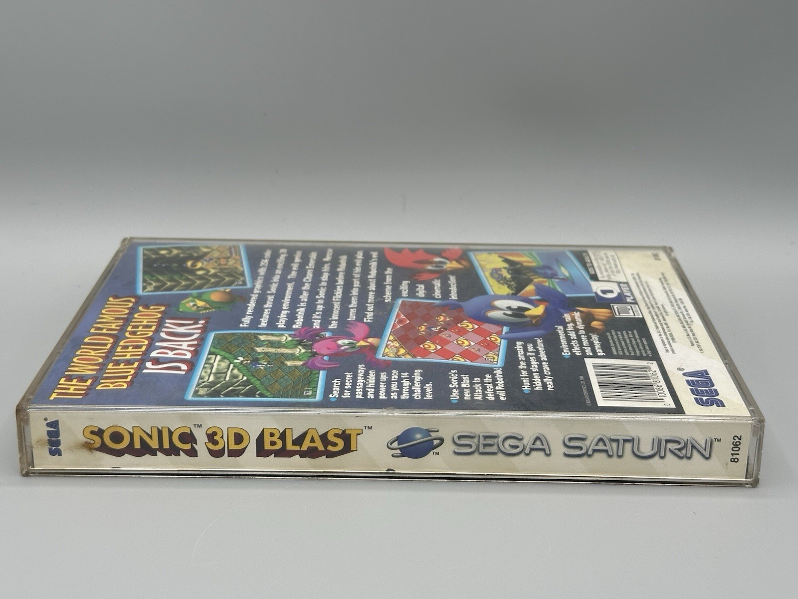 Sega Saturn Sonic 3D Blast 1996 Tested Reg Card Included Video Game