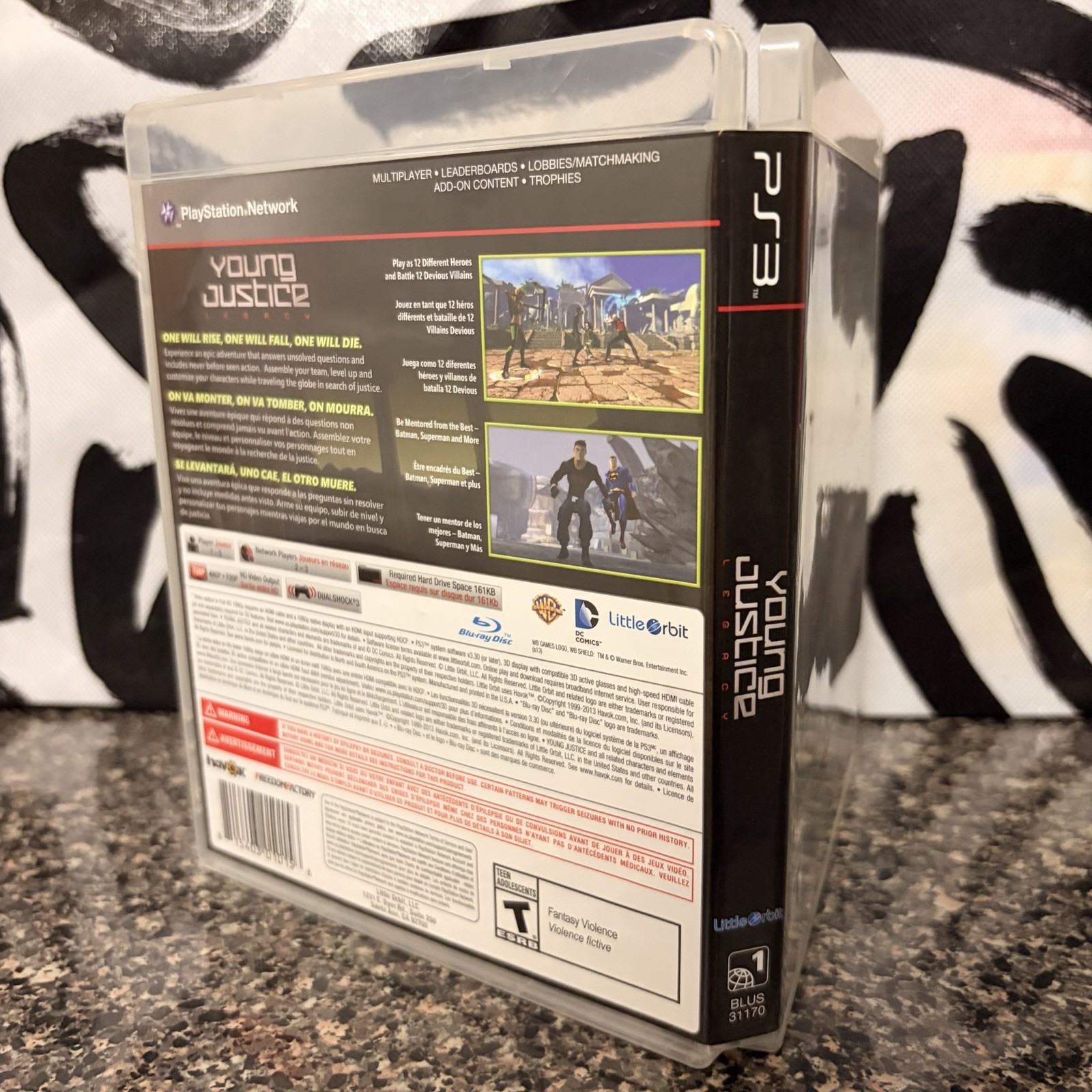 Young Justice Legacy PlayStation 3 Game for 1-3 Players CIB PS3 Complete Tested