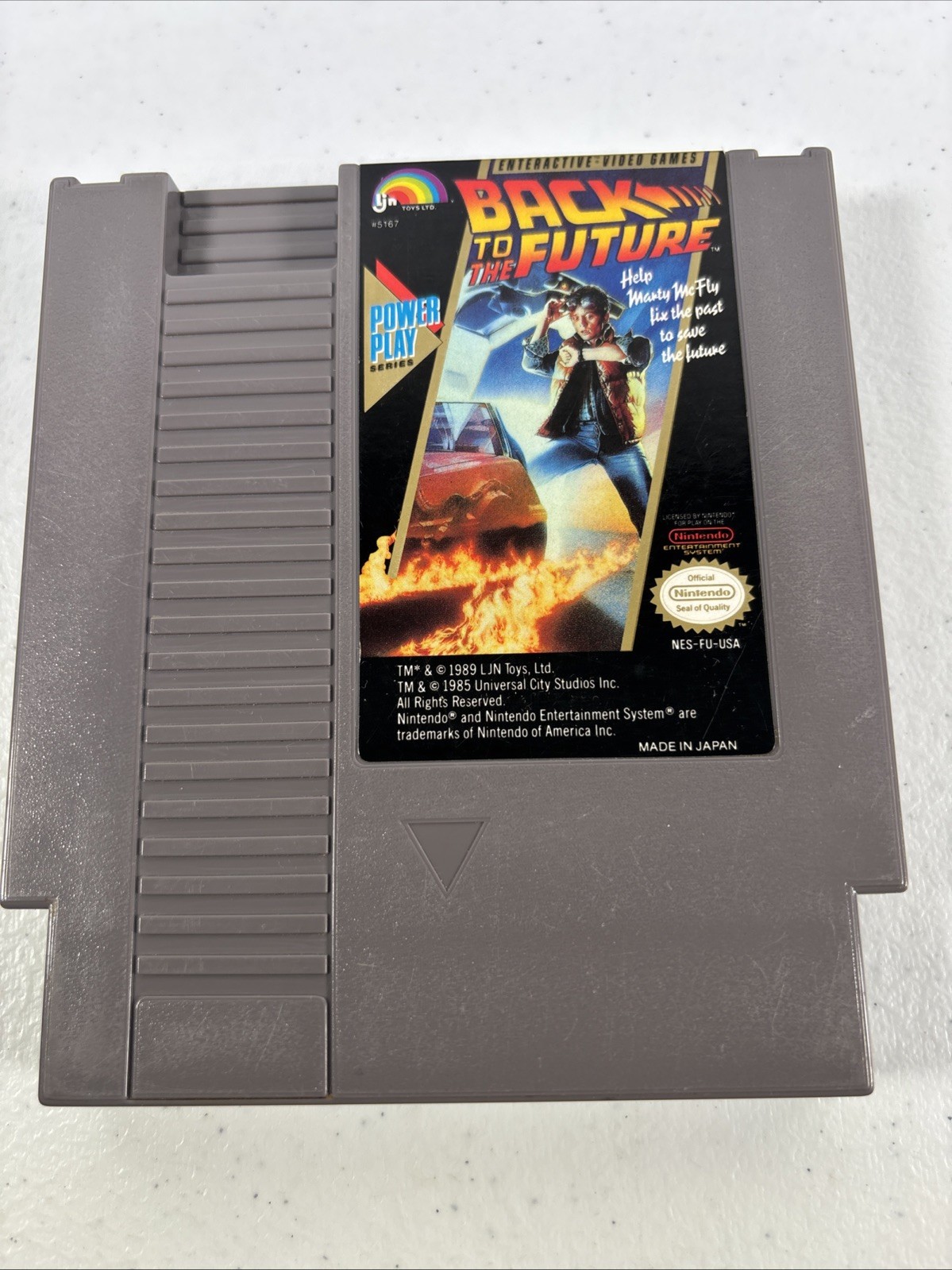 Back to the Future NES Game Clean Tested Authentic
