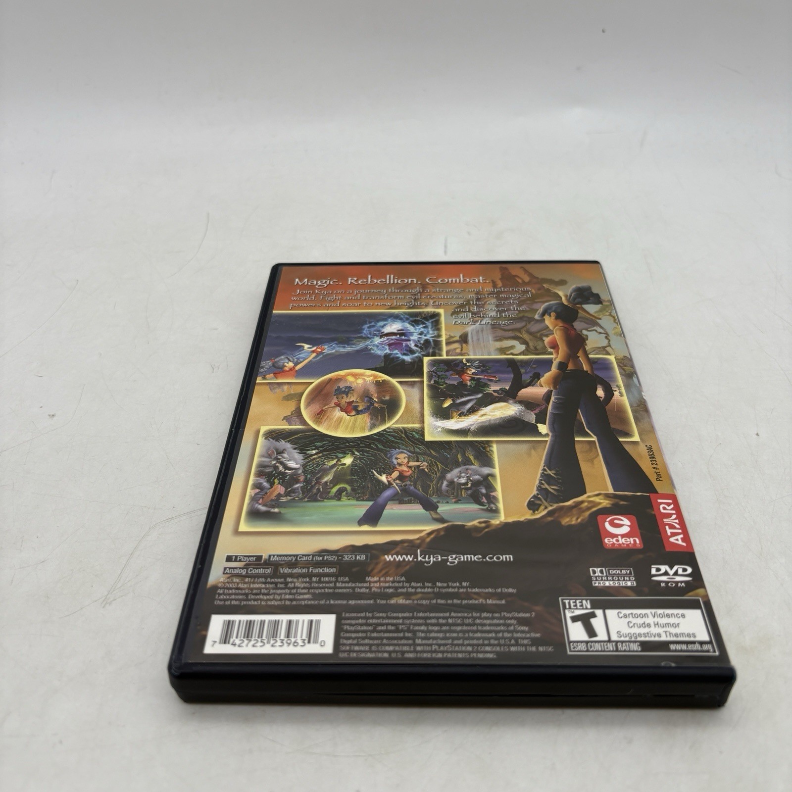 Kya Dark Lineage PlayStation 2 PS2 Complete w/ Manual CIB Tested