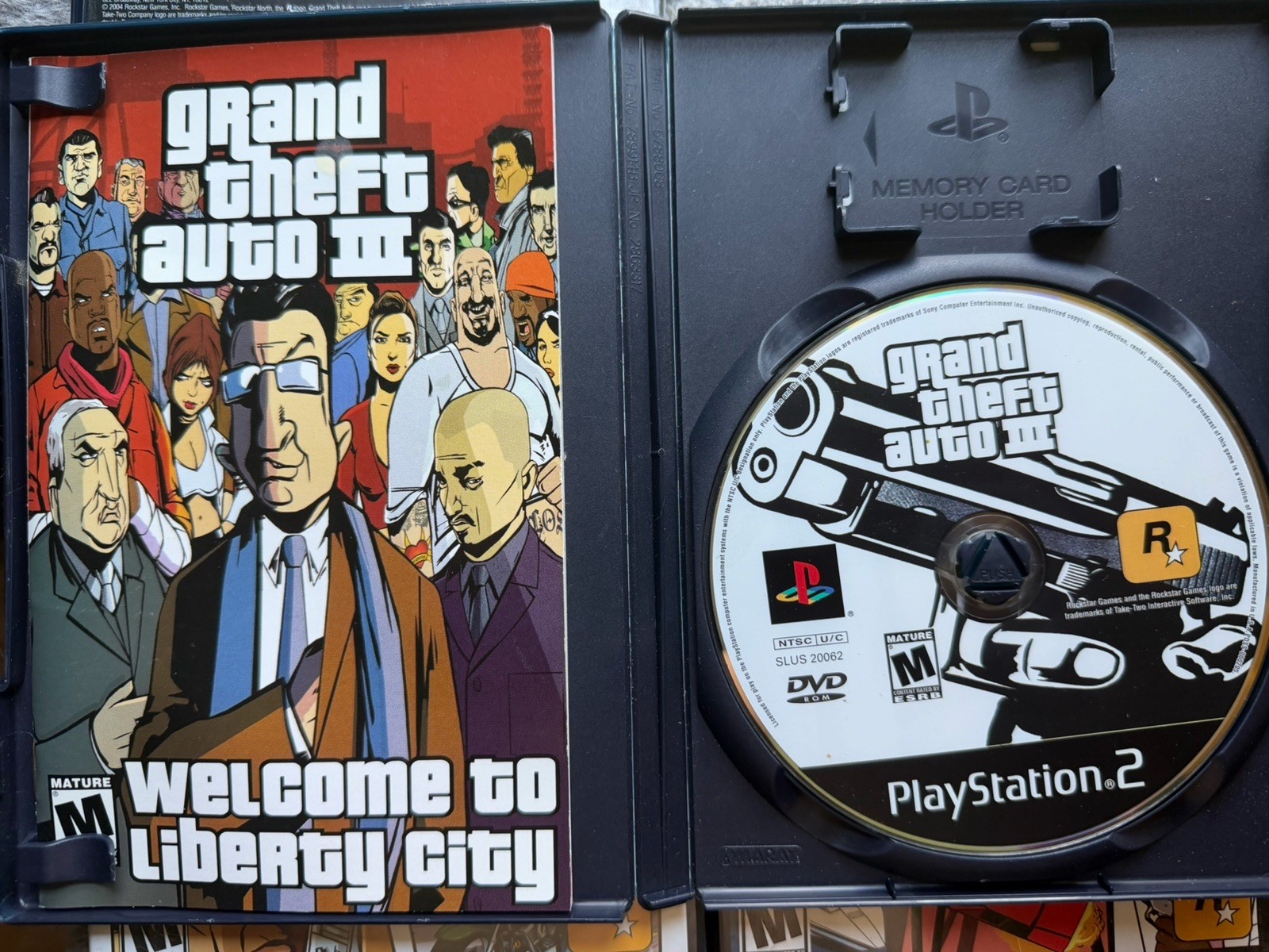 Grand Theft Auto: Liberty City Stories – CIB W/manual +3 gta titles PS2