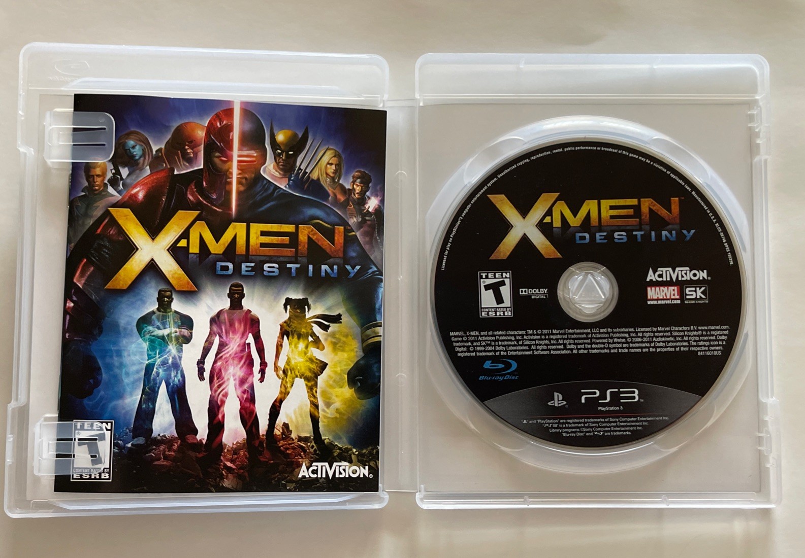X-Men: Destiny (Sony PlayStation 3, 2011) PS3 Complete CIB Tested