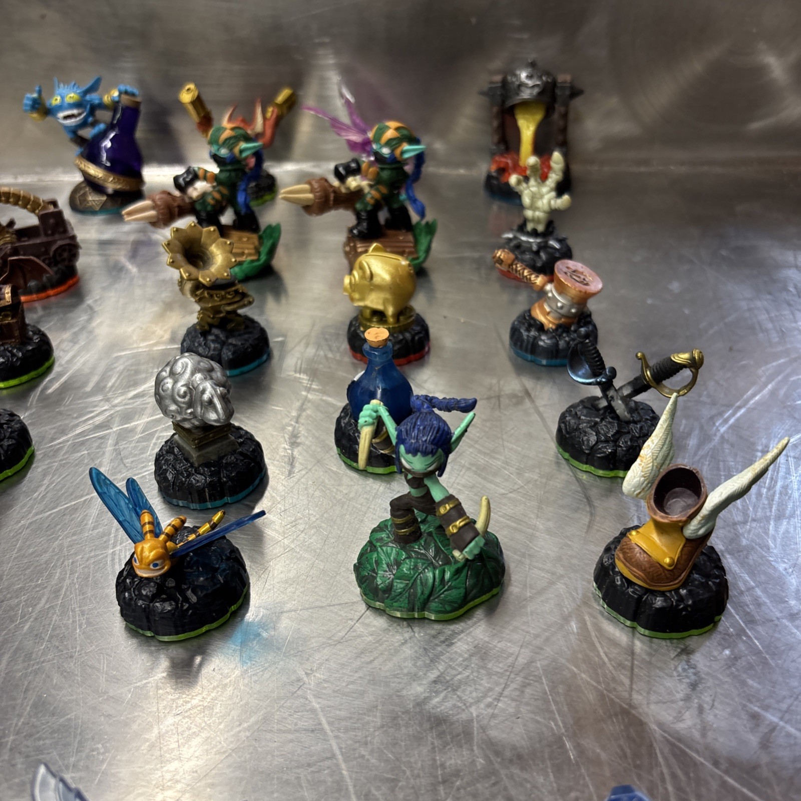 Lot Of 24 Skylanders Figures Etc All Used And Opened