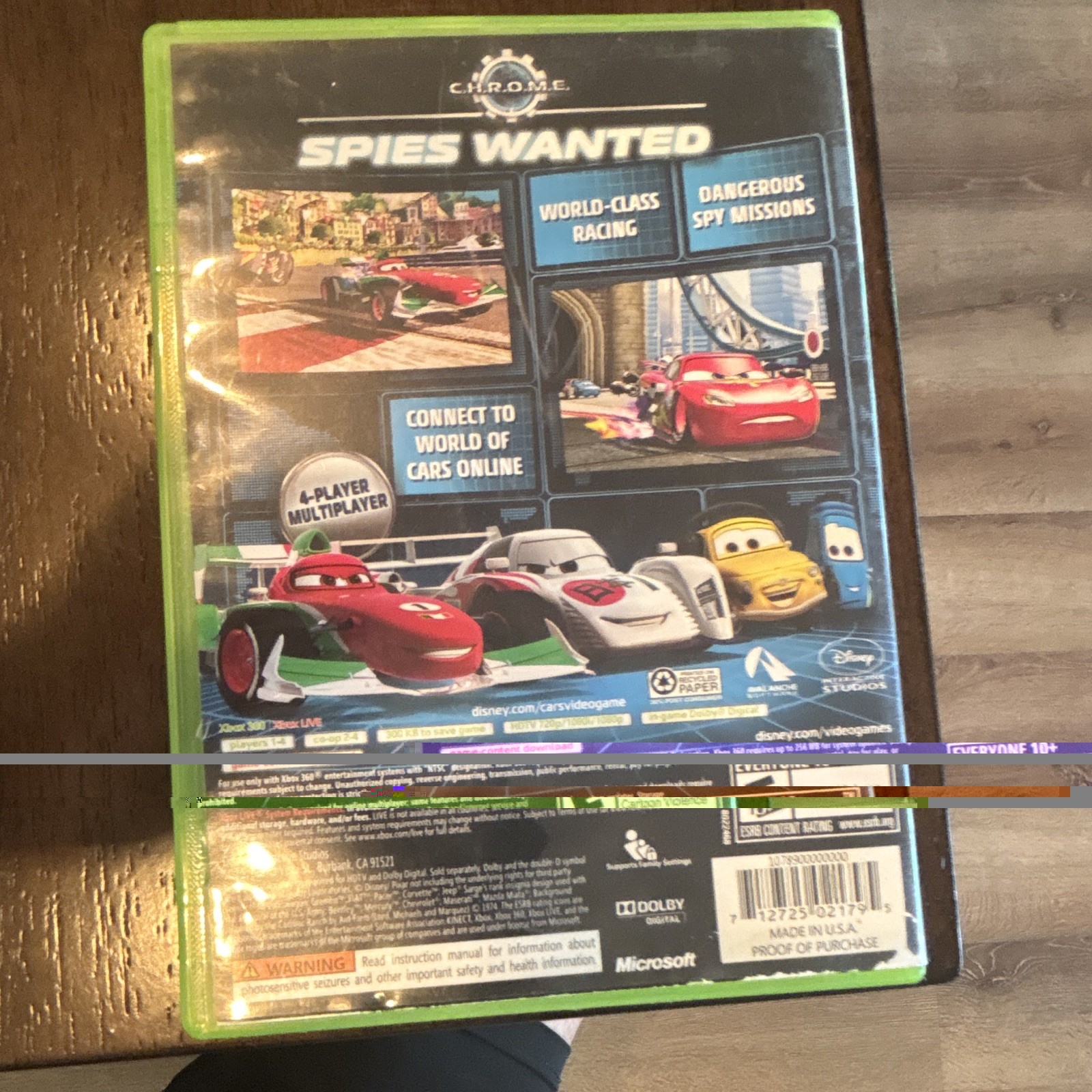 Cars 2 Xbox 360 CIB