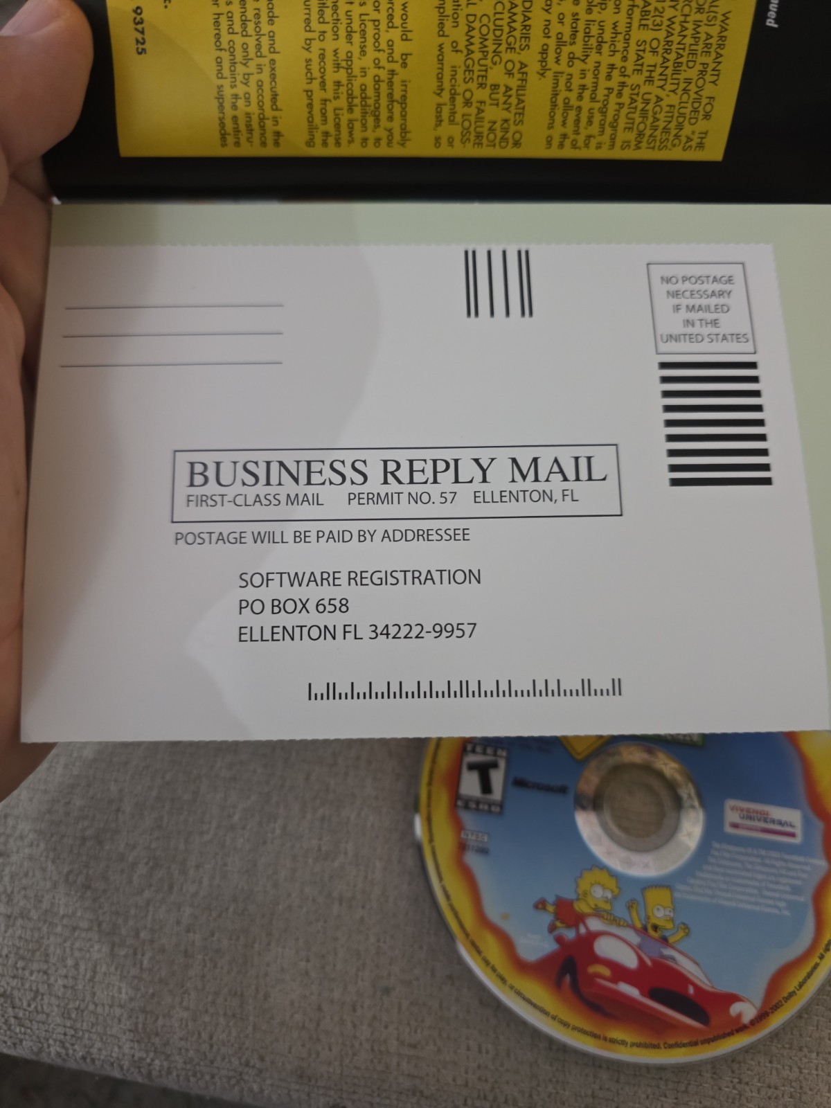 The Simpsons: Hit & Run (Xbox) Complete W/ Manual Reg Card