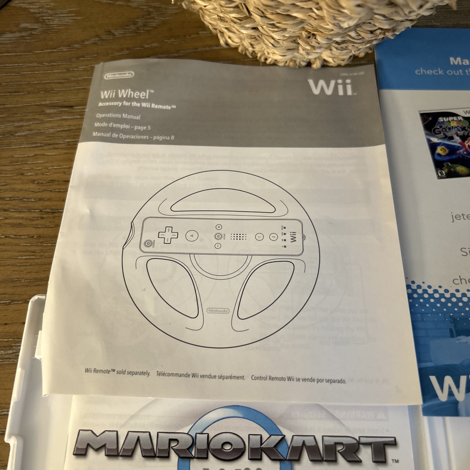 Mario Kart Wii (Nintendo, 2008), complete with manual and inserts, disc is mint