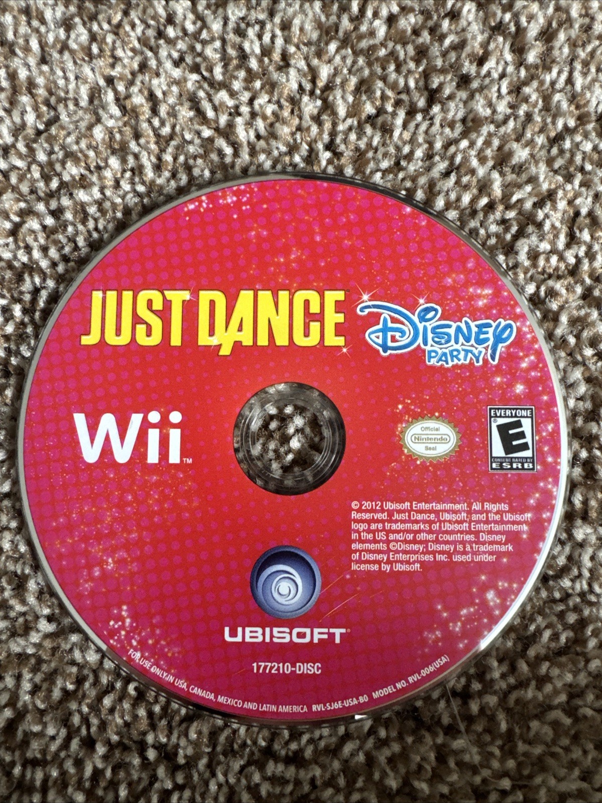 Just Dance: Disney Party (Nintendo Wii, 2012) – Tested & Working