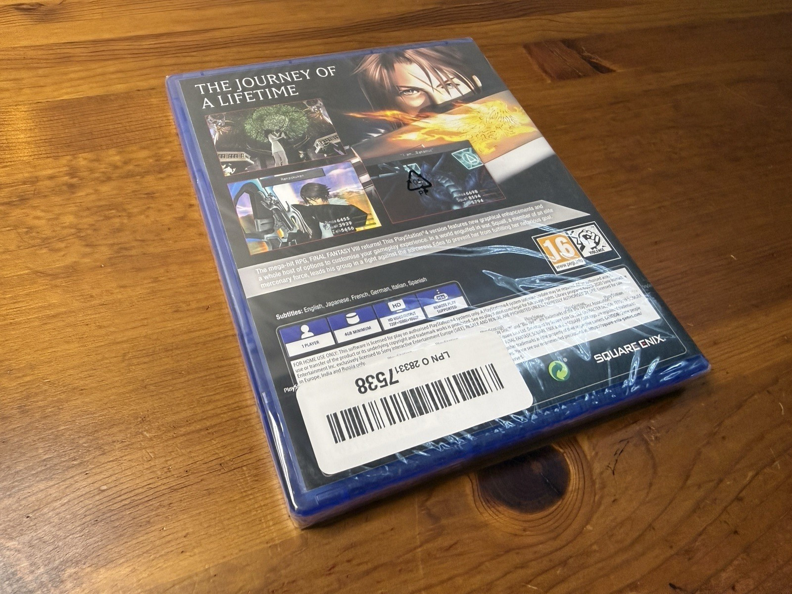 Final Fantasy VIII Remastered (Sony PlayStation 4, 2020) New/Sealed