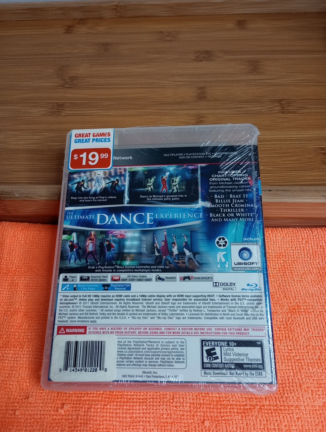 Michael Jackson: The Experience (Sony PlayStation 3, 2011) New. Sealed