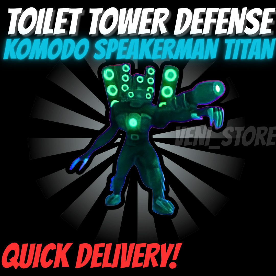 🔥KOMODO SPEAKERMAN TITAN🔥TOILET TOWER DEFENSE – TTD UNIT – ULTIMATE!⚡💸
